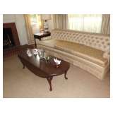 Sofa & drop-leaf coffee table