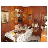 oak twin bed
