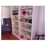 Lots of Glass & Lg bookcase