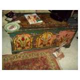 early painted chest