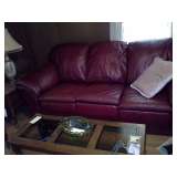 Lane leather couch