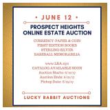 Prospect Heights Online Estate Auction-BASEBALL MEMORABILIA, STERLING, CURRENCY & MORE!