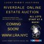 RIVERDALE ONLINE ESTATE AUCTION ANTIQUE IRON LAWN JOCKEY, ARTWORK & MORE 77 LOTS