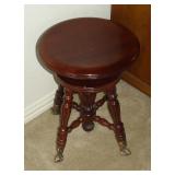 Vintage piano stool