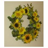 Sunflower wreath