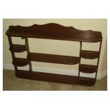 Vintage display shelf