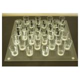 Shot glass chess set