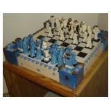 Porcelain chess set