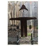 Metal scarecrow