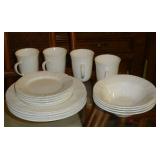 Gibson white dishes
