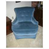 BLUE MID CENTURY CHAIR