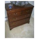 THREE DRAW CUSHMAN FURNITURE CHEST $125.00