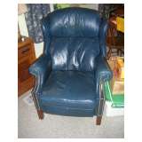 LEATHER WING BACK CHAIR $225.00