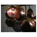 SET OF COPPER PANS $95.00