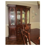Mahogany/Carved Breakfront