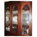 China Cabinet Is Loaded With Waterford....