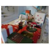 Christmas Collectibles In Garage ......