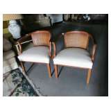 Mid-Century Modern Pair Chairs
