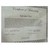 Salvadore Dali Certificate