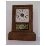 Antique Clock - Reverse on Glass