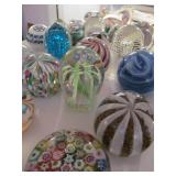 Vintage Murano Glass Paperweights - some with original labels