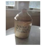 Nicholas Lang - 34 Barnard St. - Savannah, GA Antique Jug
