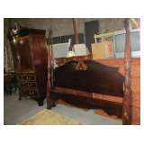 King Carved, Tall Post Bed by Kincaid