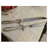 Sterling carving set