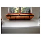LARGE SOLID COPPER & IRON WINDOW PLANTER "NEW"