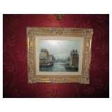 Oil Painting signed: De Ferraro