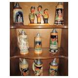 Collection of German Beer Steins