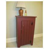 Wooden Primitive Style single door Cabinet