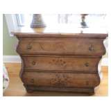 3 Drawer Bombay Chest with flowing floral design