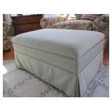 Bannister Storage Ottoman Custom Fabric