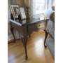 Chippendale style cherry wood side table