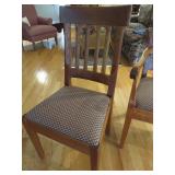 Charles Shackleton Upholstered Side Chair American Black Cherry - Natural Finish 19" W X 37 1/2" H  