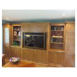 WALL ENTERTAINMENT CENTER CUSTOM BUILT