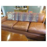 LEATHER SOFA SLEEPER PEARSON FURNITURE COMPANY