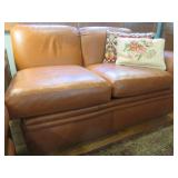 LEATHER LOVESEAT PEARSON FURNITURE COMPANY