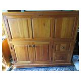 PETITE ARMOIRE COMPUTER WORKSTATION CRATE & BARREL