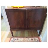 ANTIQUE MAHOGANY CHEST ON STAND OLD PLANK ROAD ANTIQUES