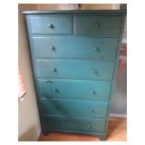 TALL CHEST OF DRAWERS EMERALD FINISH
