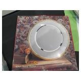 GOLD AND SILVER CHARGERS  (SET OF 12)