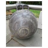 ANTIQUE FRENCH METAL FISHING FLOAT / WEIGHT LES ALLIGES LEGERS DE PARIS