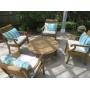 AVIGNON COLLECTION TEAK PATIO SET  SMITH & HAWKEN