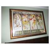 4 SEASONS FRAMED PRINT