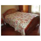 ARCHED SLATTED HEADBOARD BED