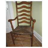 FRENCH COUNTRY LADDERBACK  ARM CHAIR
