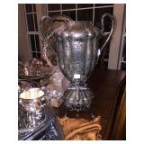 Silverplate serving pieces