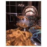 Silverplate serving pieces